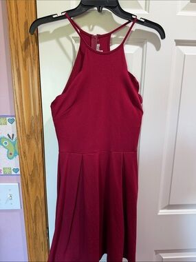 Charlotte Russe Burgundy Mini Dress